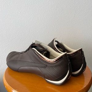 PUMA Unique Brown Leather Unlicensed Motorsport Shoes